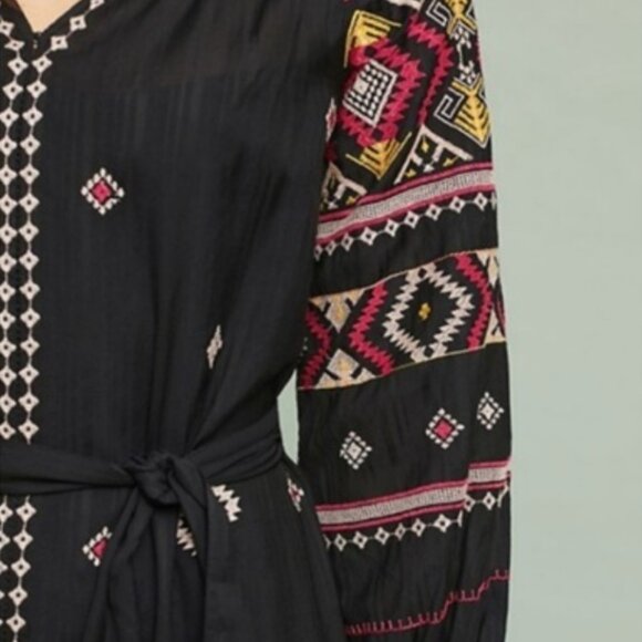 Henrietta Embroidered Peasant dress - Picture 6 of 7